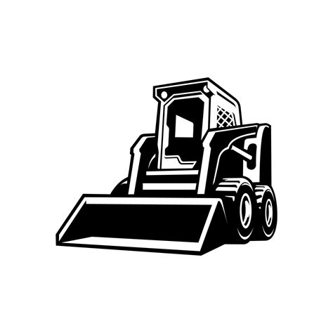 skid steer pics|black and white skid steer.